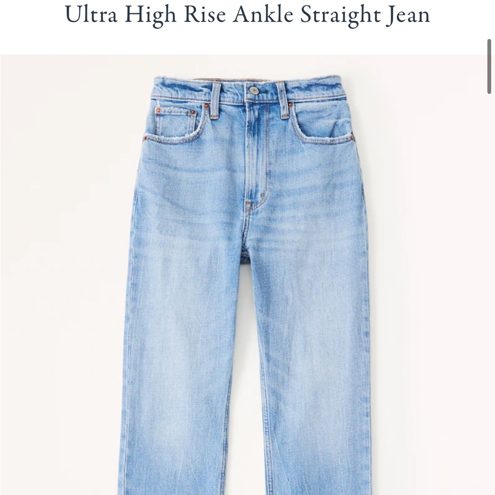 Abercrombie high rise jeans